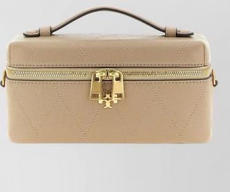 Tory Burch na leather quilted clutch bag