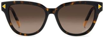 Missoni 53mm Cat Eye Sunglasses in Havana/Brown at Nordstrom