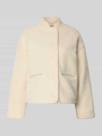 Soyaconcept Jacke aus Teddyfell Modell SHAIMA in Ecru, Gr&ouml;&szlig;e XXL