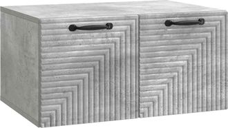 vidaXL Mueble Para Tv De Pared Gris Hormig&oacute;n 59,5 X 41 X 30 Cm Vidaxl