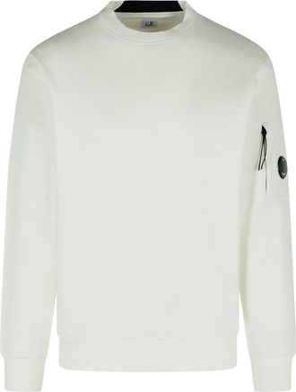 C.P. Company C. P. Company raised White Cotton Sweatshirt