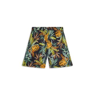Freddy Pantaloncini donna in satin di viscosa a fantasia tropical