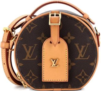 Louis Vuitton Mini Boite Chapeau Bag Monogram Canvas crossbody bag - Bruin