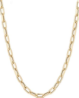 Adina Reyter Italian Chain Link Necklace, 5.3mm in Yellow Gold at Nordstrom, Size 16