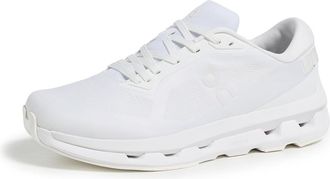 On Womens Cloudzone Sneakers, White | White, 7.5 Medium US