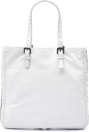 Bottega Veneta Pre-owned Bottega Veneta Intrecciato Trimmed Cervo Zip Around Expandable Tote Ladies UHWJSFZRATG881KU