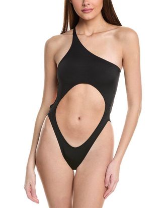Norma Kamali One-Shoulder One-Piece