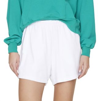 Xirena Womens Shayla Sweatshort In White Prism