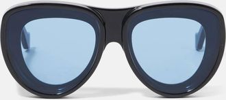 Loewe Occhiali da sole a maschera Signature