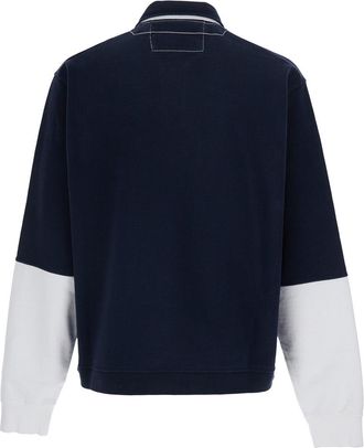 Dsquared2 Mens Crew Neck Sweater Rugby Fit Multicolour Cotton Tops Top