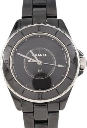Chanel Pre-owned J12 Phantom Ceramic Quartz Watch - Dames - Vintage Horloges - Zwart - ONE Size - Vintage