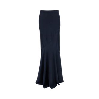 Max Mara Maxi Skirts, female, Blue, Size: M Maxi Skirt