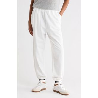 Frame Denim The Tennis Sweatpants in White at Nordstrom Rack, Size X-Large