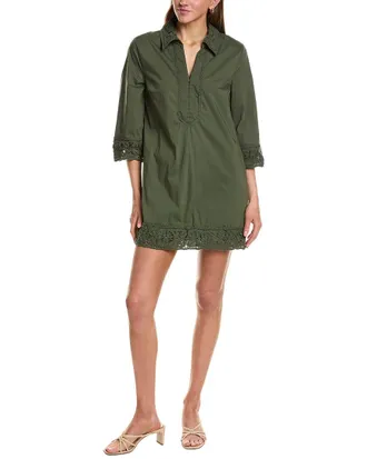 English Factory Crochet Accent Mini Dress