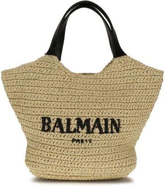Balmain Paris Tote Bag Beige