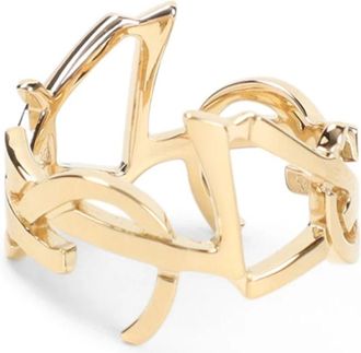 Saint Laurent Cassandre Ring - Dames - Ringen - Geel - 48 MM - Accessoires