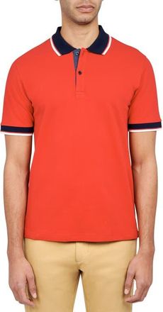 ConStruct Slim Fit Solid Cotton Stretch Pique Polo in Red at Nordstrom, Size Xx-Large