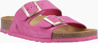 Hush Puppies Womens Hush Puppies Brixley Mule Suede Womens Fuchsia Standard Sandals - Pink - Size: 6