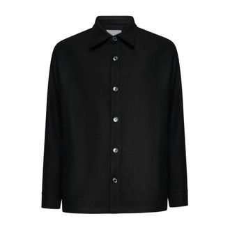 John Richmond Shirt Jacket - Heren - Zomerjassen - Zwart - M - Rayon - Jassen