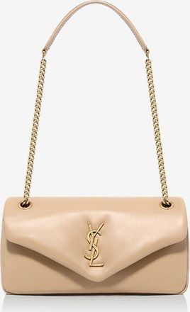 Saint Laurent Schultertasche aus Nappaleder Calypso
