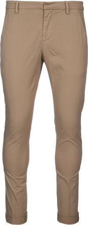Dondup Pantalone - Heren - Chinos - Beige - W30 - Katoen - Broeken
