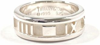 Tiffany & Co. Atlas Silver Silver 925 Band Ring (Pre-Owned)