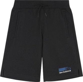 New Balance Sport Bold Logo Shorts Asia Sizing Black MS21900-BM
