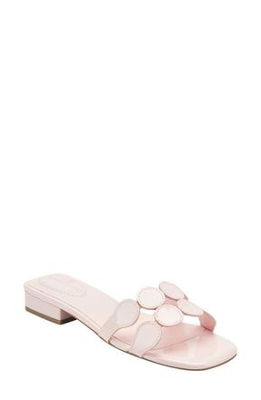 Bandolino Mayla Square Toe Slide Sandal in Light Pink at Nordstrom, Size 5.5