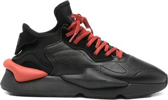 Yohji Yamamoto Sneakers Kaiwa con inserti in pelle - Nero