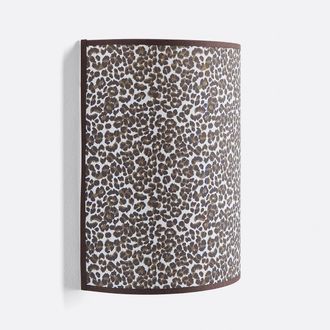La Redoute Interieurs Katoenen wandlamp met luipaardprint Aretha