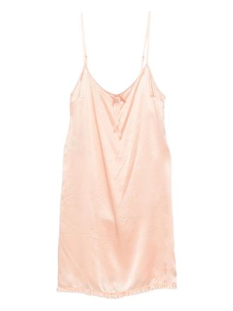 Prada tie strap nightwear - Roze
