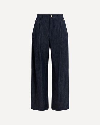 Brunello Cucinelli Pantaloni in denim di cotone Woman 38