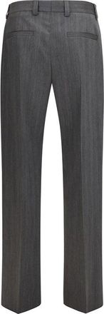 Valentino Garavani Virgin Wool Trousers - Gray