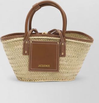 Jacquemus le petit panier soli beach bag