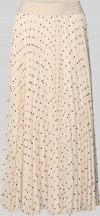 Joop Midirock mit Plisseefalten Modell Salma2 in Beige, Gr&ouml;&szlig;e 34