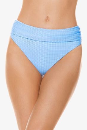 Helen Jon Shirred Bottom in Peri Gingham at Nordstrom, Size X-Large