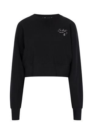 Dreimaster Dreimaster Sweatshirt Dames zwart