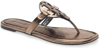 Tory Burch Miller Thong Sandal in Copper Freeze at Nordstrom, Size 5.5