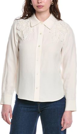 Rebecca Taylor Mia Crepe Blouse