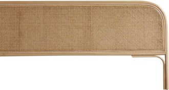 Tikamoon Cabecero de rejilla de ratán de 180 cm