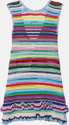 Ganni Crocheted minidress