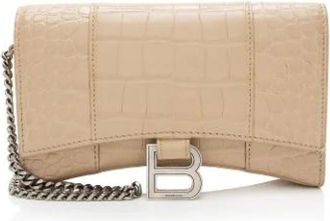 Balenciaga Pre-owned Cross Body Bags, female, Beige, Size: ONE SIZE Pre-owned Leather balenciaga-bags
