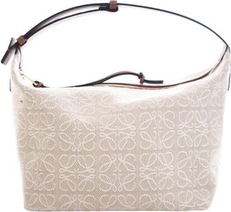 Loewe Pre-owned Loewe Medium Anagram Canvas Cubi Bag Ladies 7NGEEKS1BS04JOLY