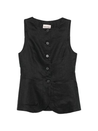 Semicouture Chaleco de lino Semicouture Glenna