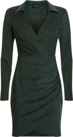 Marciano Hudson Wrap Jurk - Dames - Wikkelkleedje - Groen - XL - Kleedjes