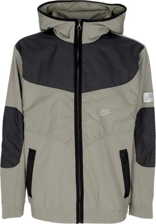 Nike Ademende windjack met capuchon - Heren - Windbreakers - Grijs - XL - Nylon - Fitness