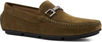 Bruno Magli Taso Bit Driving Loafer in Sage Suede at Nordstrom, Size 11.5