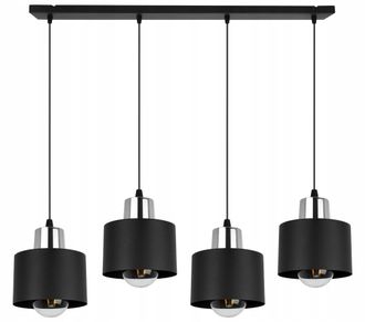 OEM L&aacute;mpara De Techo Moderna Colgante L&aacute;mpara Led Negra