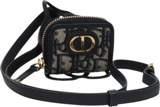Dior Pre-owned Mini Bags, female, Blue, Size: ONE SIZE Pre-owned Vintage Mini Shoulder Bag