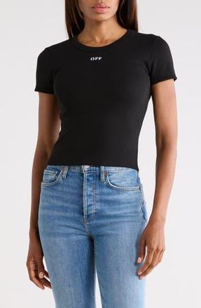 Off-white Fitted Tee in Black Night at Nordstrom Rack, Size Medium